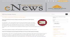 Desktop Screenshot of 1031-exchange-news.com
